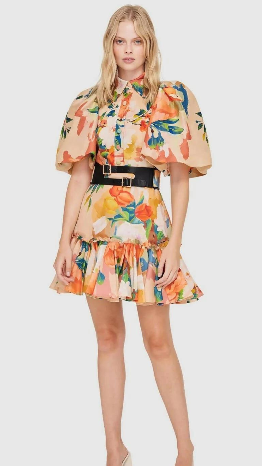 Leo Lin - Florescence Cambridge Mini Dress