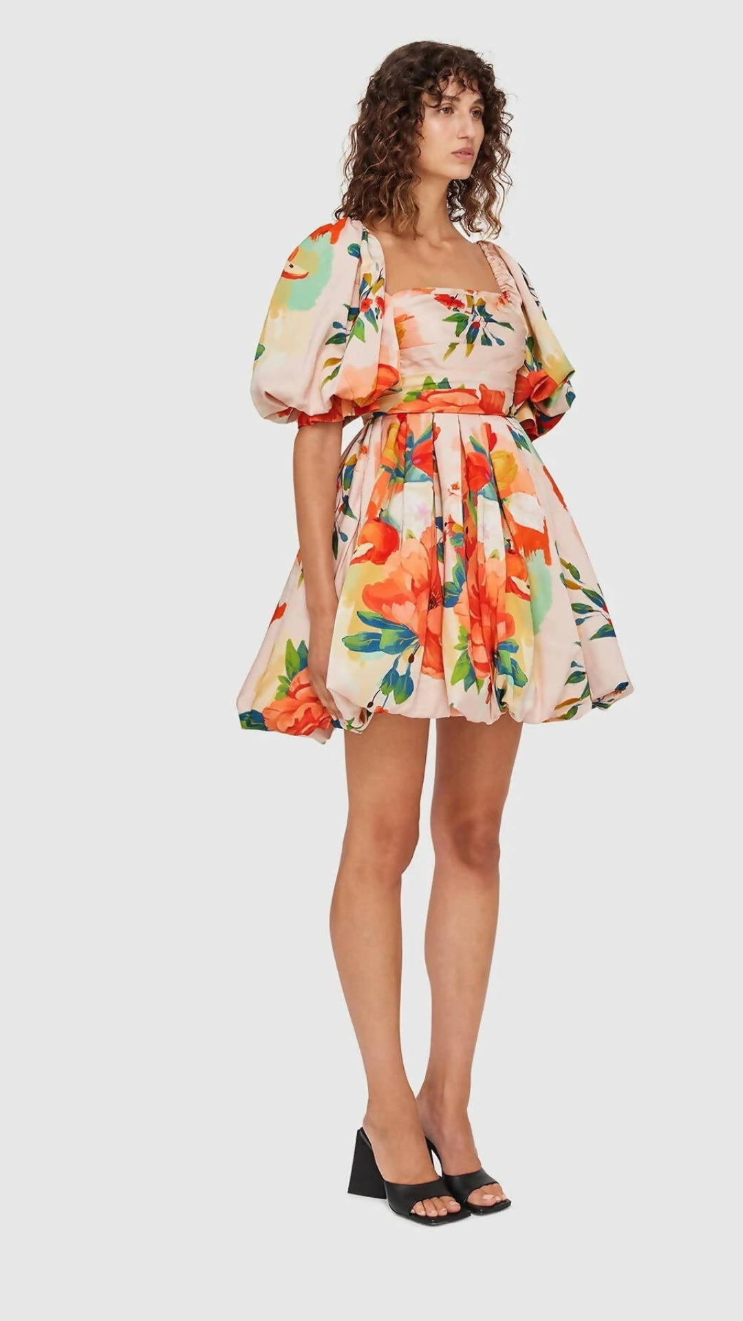 Leo Lin - Florescence Bubble Mini Dress