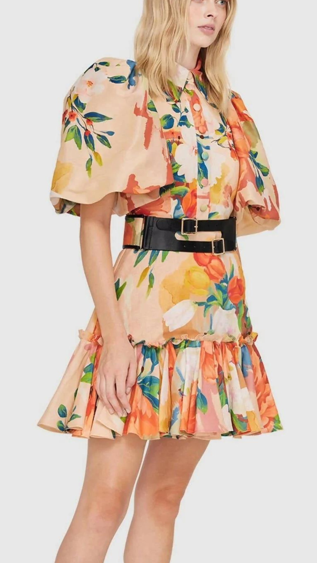 Leo Lin - Florescence Cambridge Mini Dress