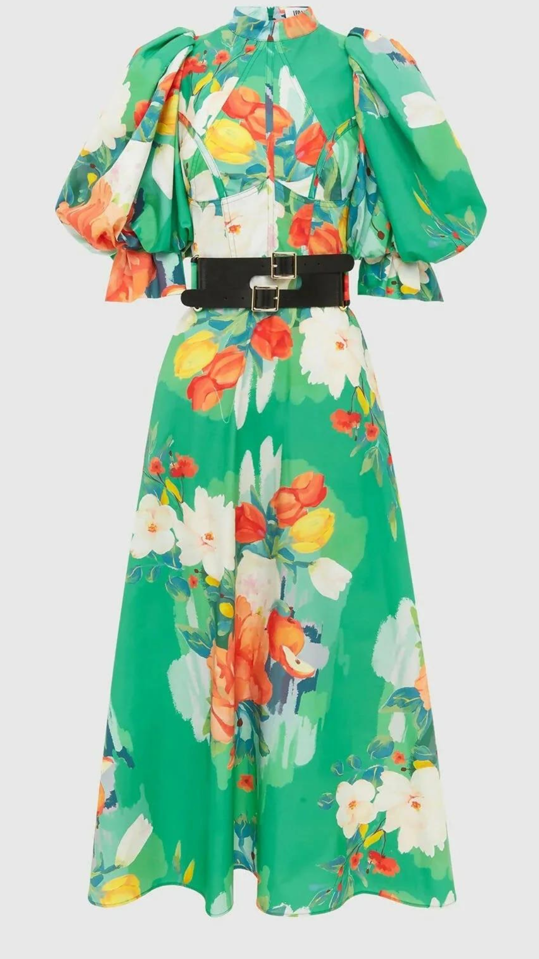 Leo Lin - Florescence Cotton Midi Dress