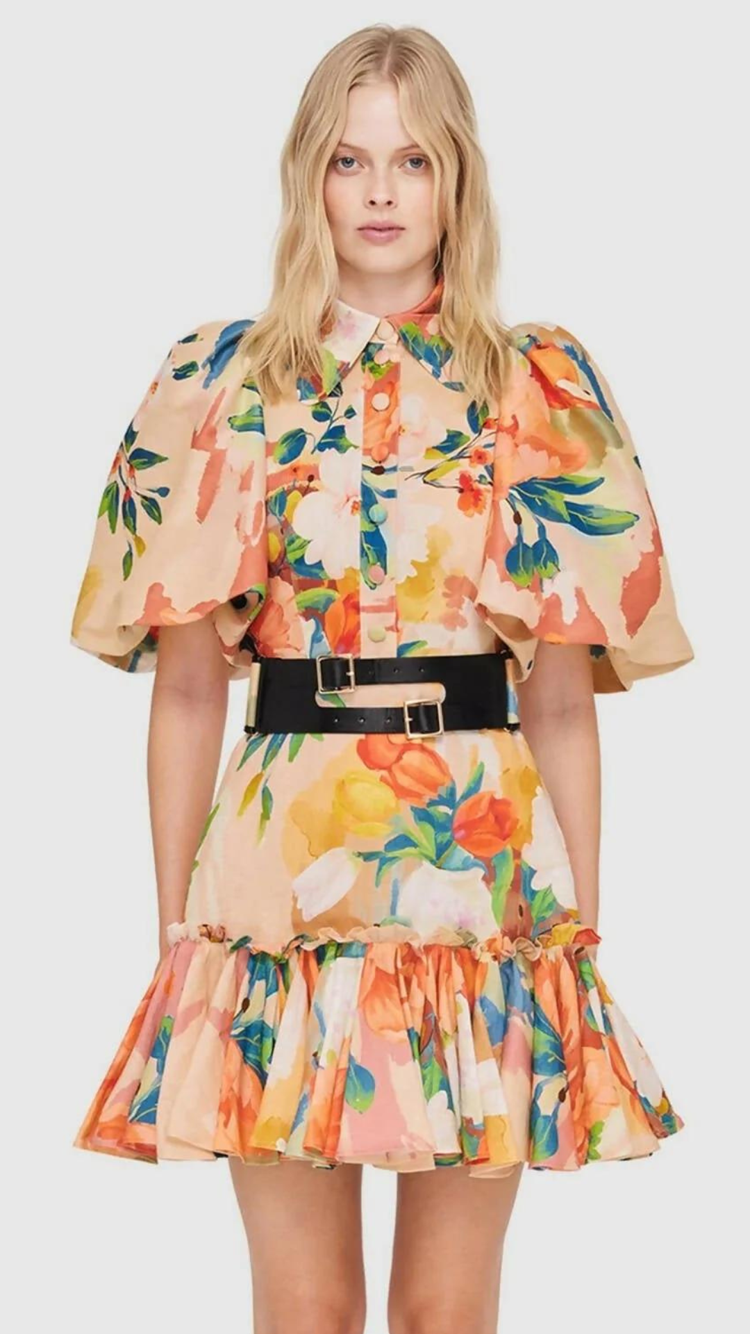 Leo Lin - Florescence Cambridge Mini Dress