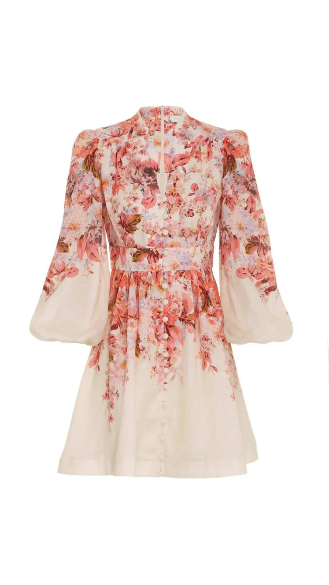Zimmermann - Devi Plunge Mini Dress