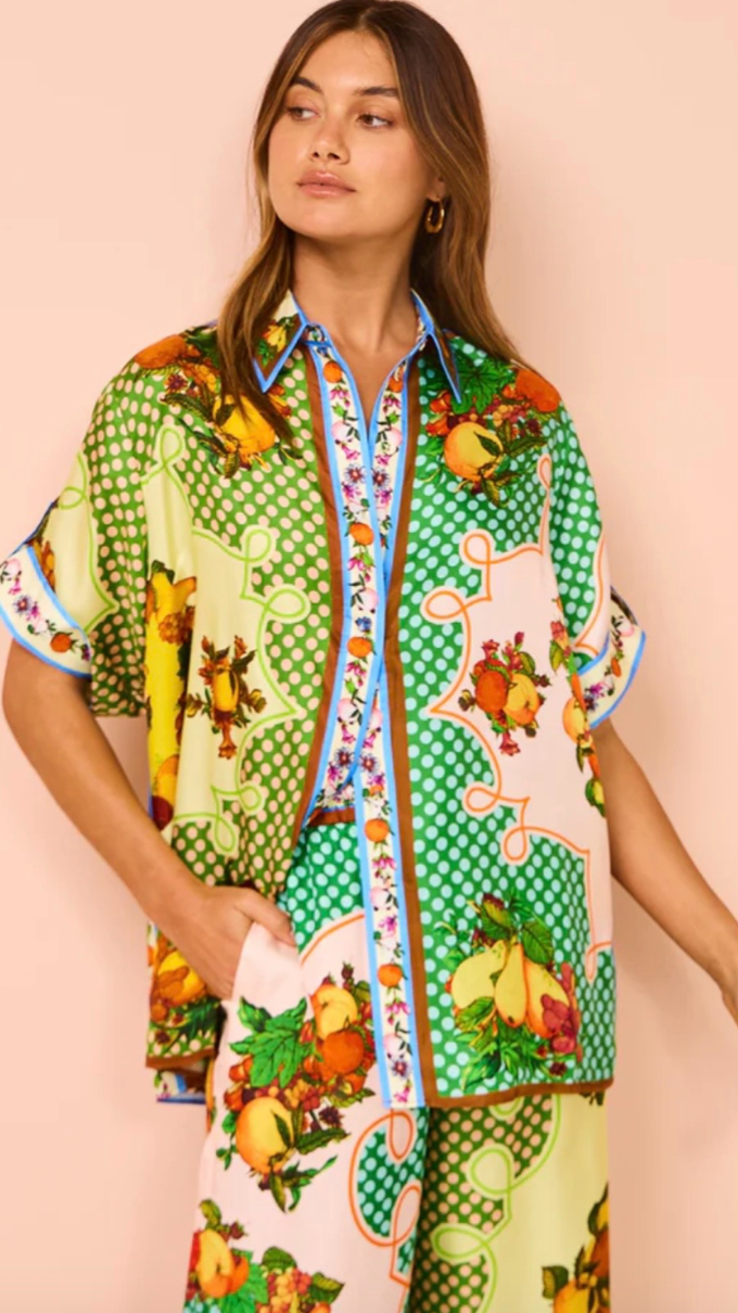 Alemais - Lemonis Silk Shirt & Pants