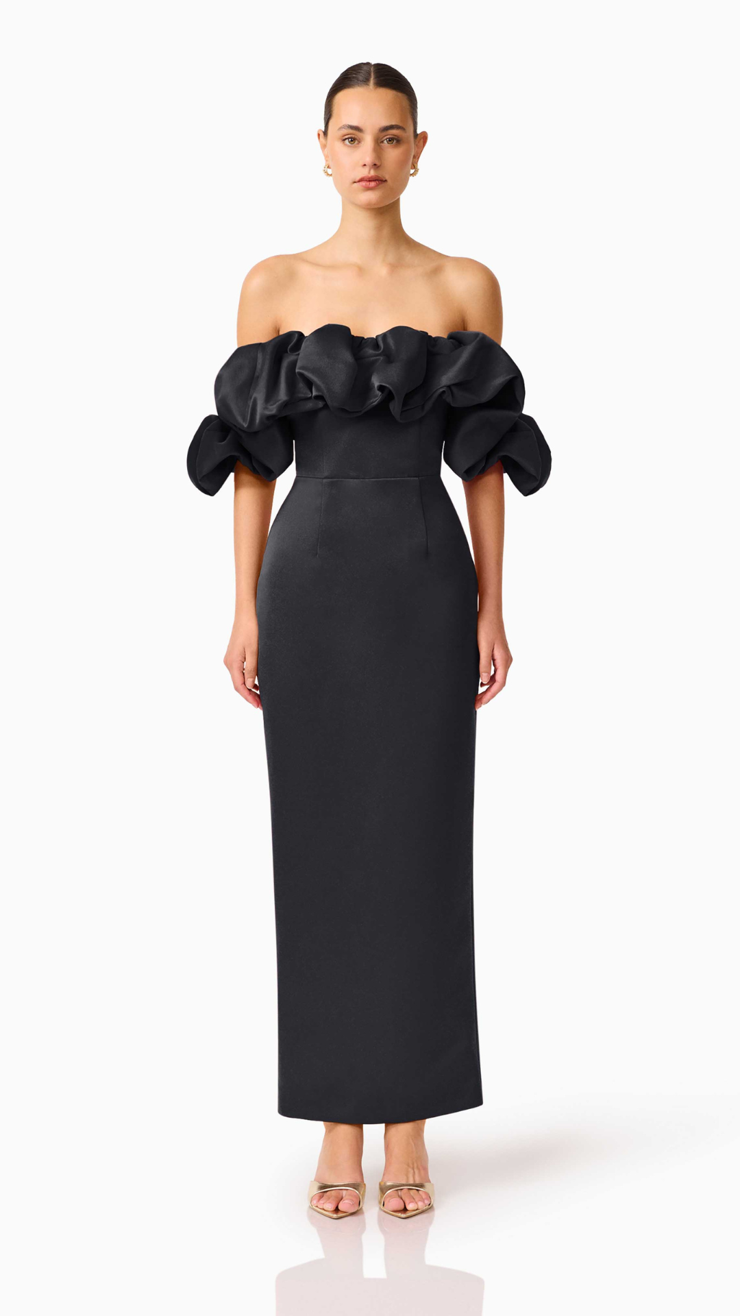 Elliatt - Lucetta Off Shoulder Column Gown