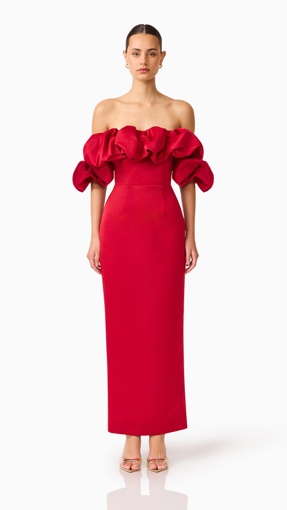 Elliatt - Lucetta Off Shoulder Column Gown