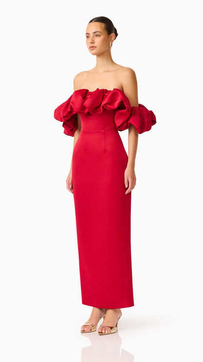 Elliatt - Lucetta Off Shoulder Column Gown