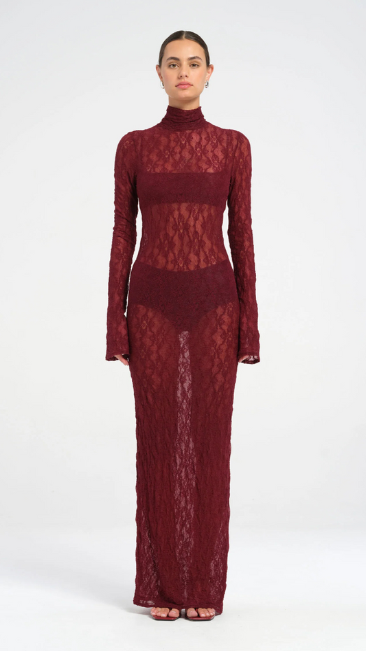 Benni - Dante Maxi in Maroon