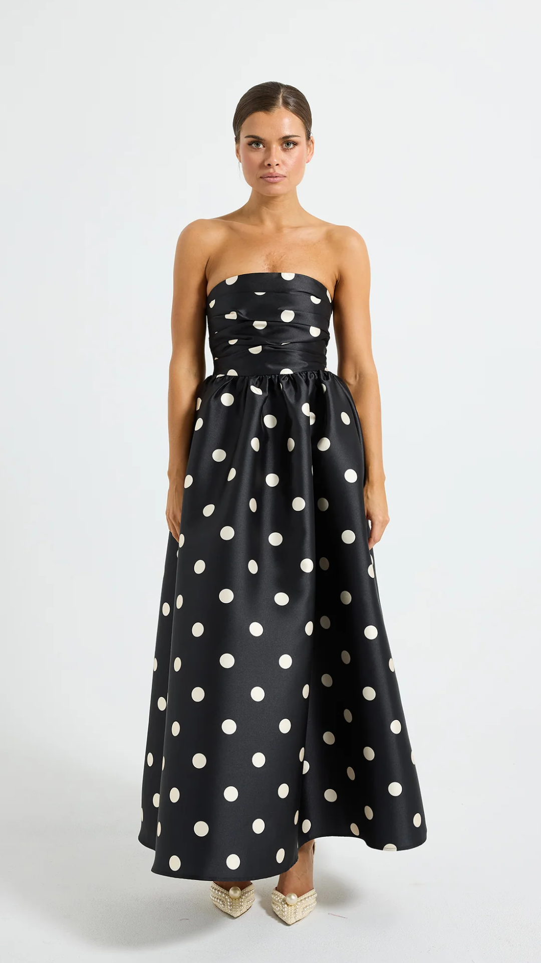 Pasduchas - Dottie Strapless Midi Dress