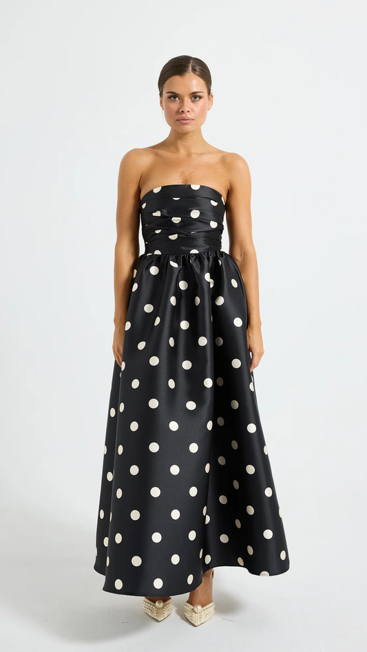 Pasduchas - Dottie Strapless Midi Dress