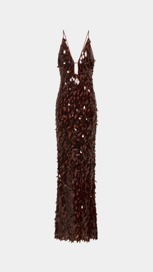 Misha - Sapphire Sequin Maxi Dress