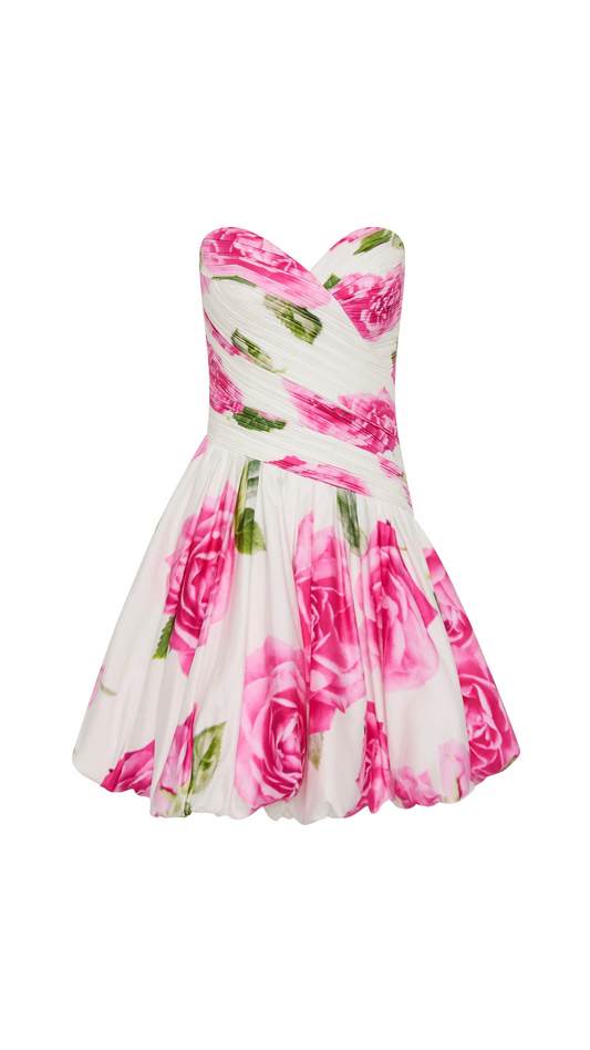 AJE - Olea Bubble Hem Mini Dress