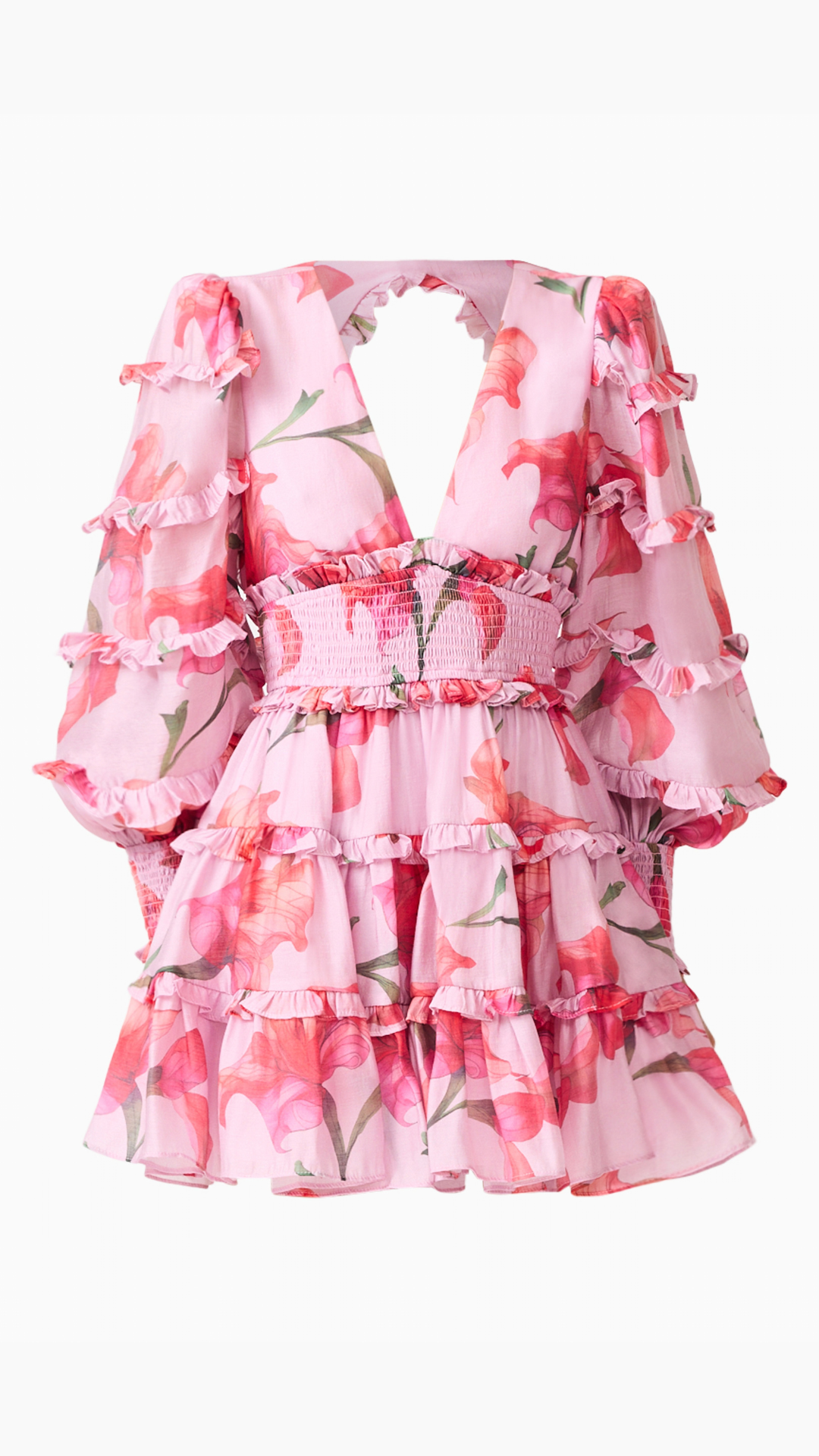 Elliatt - Fleuris Long Sleeve Mini Dress