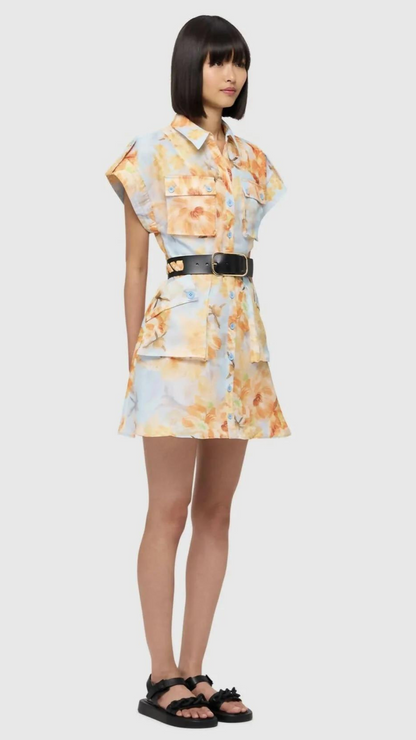 Leo Lin - Frankie Pocket Shirt Mini Dress