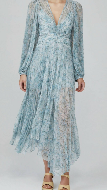 Acler - Astone Dress - Blue Fields