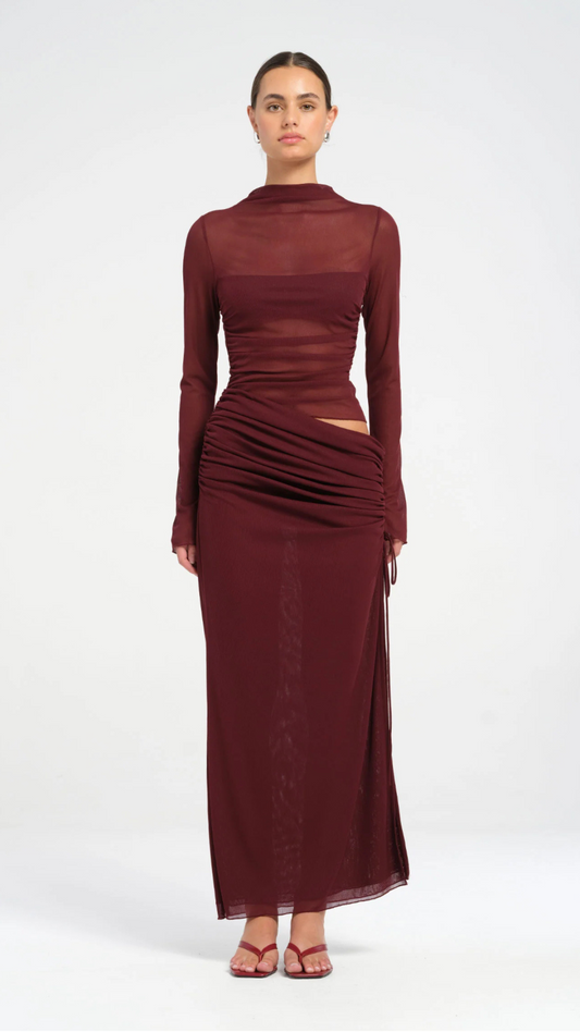 Benni - Mable Maxi Dress in Plum
