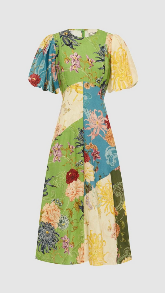 Alemais - Avery Spliced Midi Dress