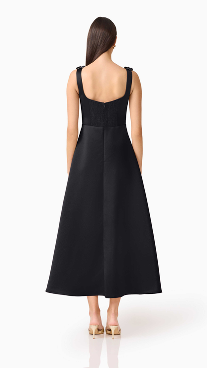 Elliatt - Lucetta Square Neck Fit and Flare Midi Dress