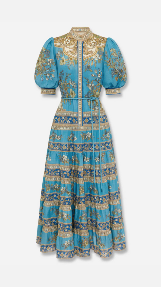 Alemais - Cassie Tiered Midi Dress