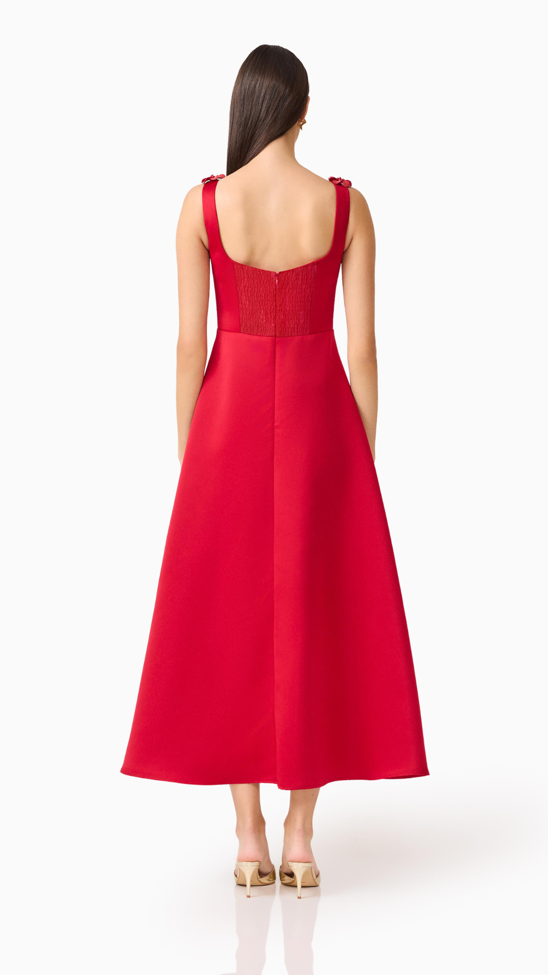 Elliatt - Lucetta Square Neck Ft and Flare Midi Dress