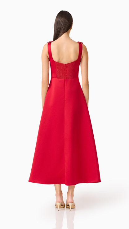 Elliatt - Lucetta Square Neck Ft and Flare Midi Dress