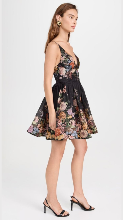 Zimmermann - Pavilion V Neck Mini Dress
