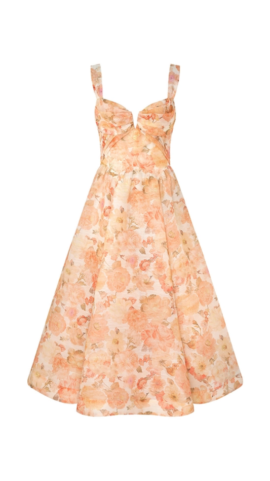 Zimmermann - Rebellion Drape Midi Dress