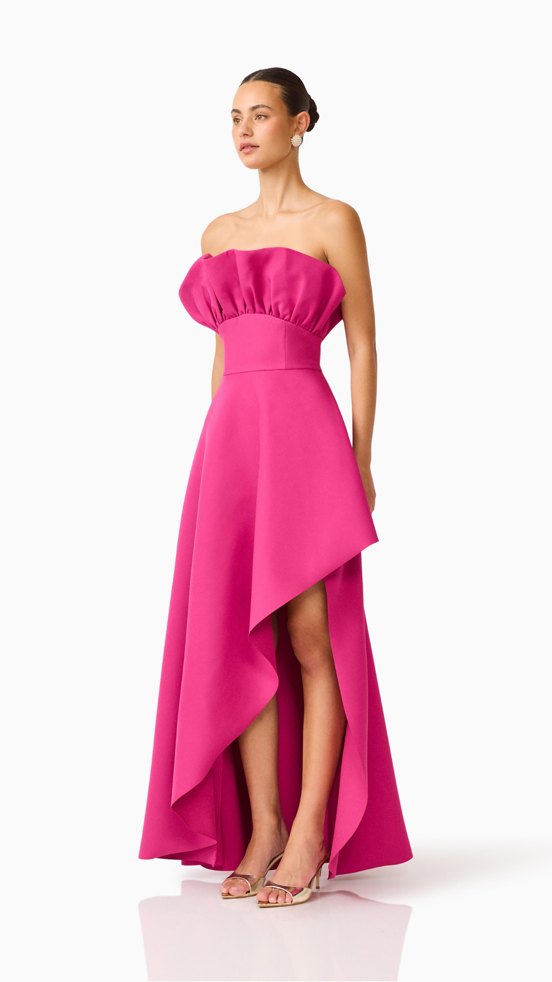 Elliatt - Liora Strapless Asymmetric Gown