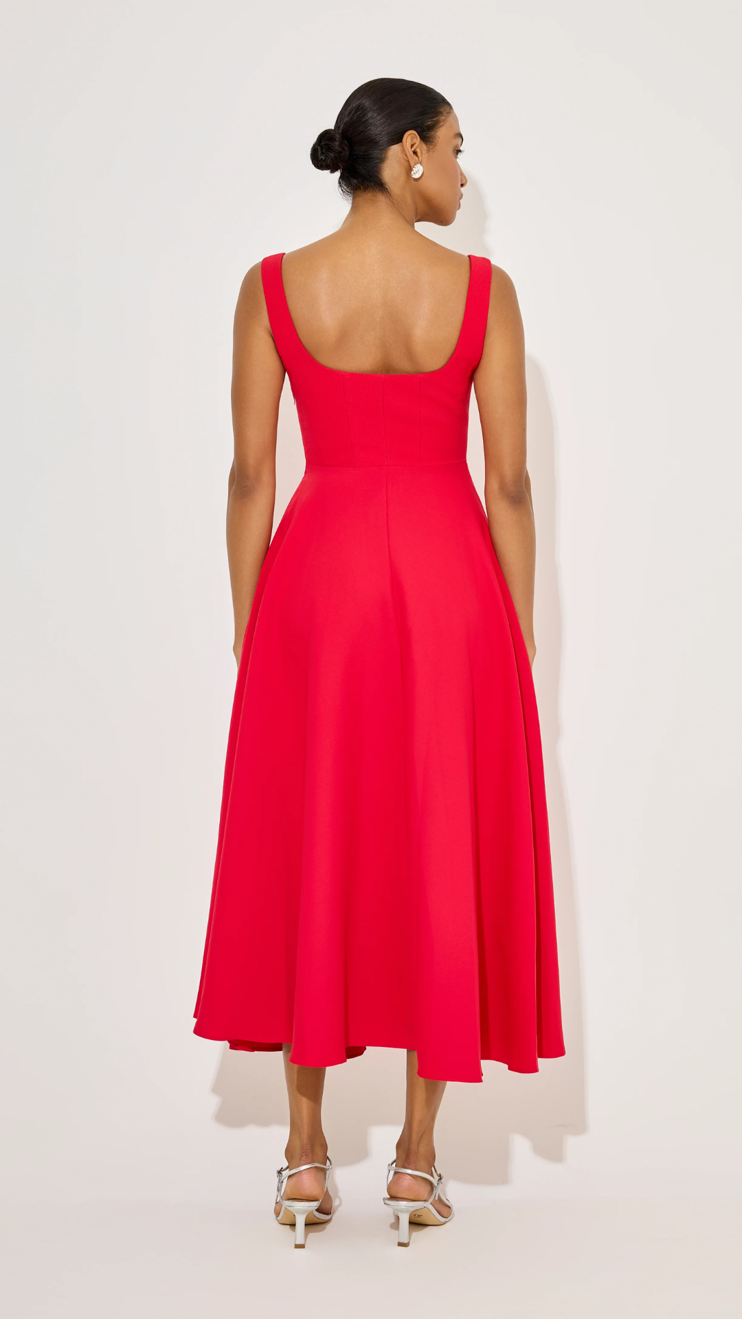 Odd Muse - Square Neck Midi Dress