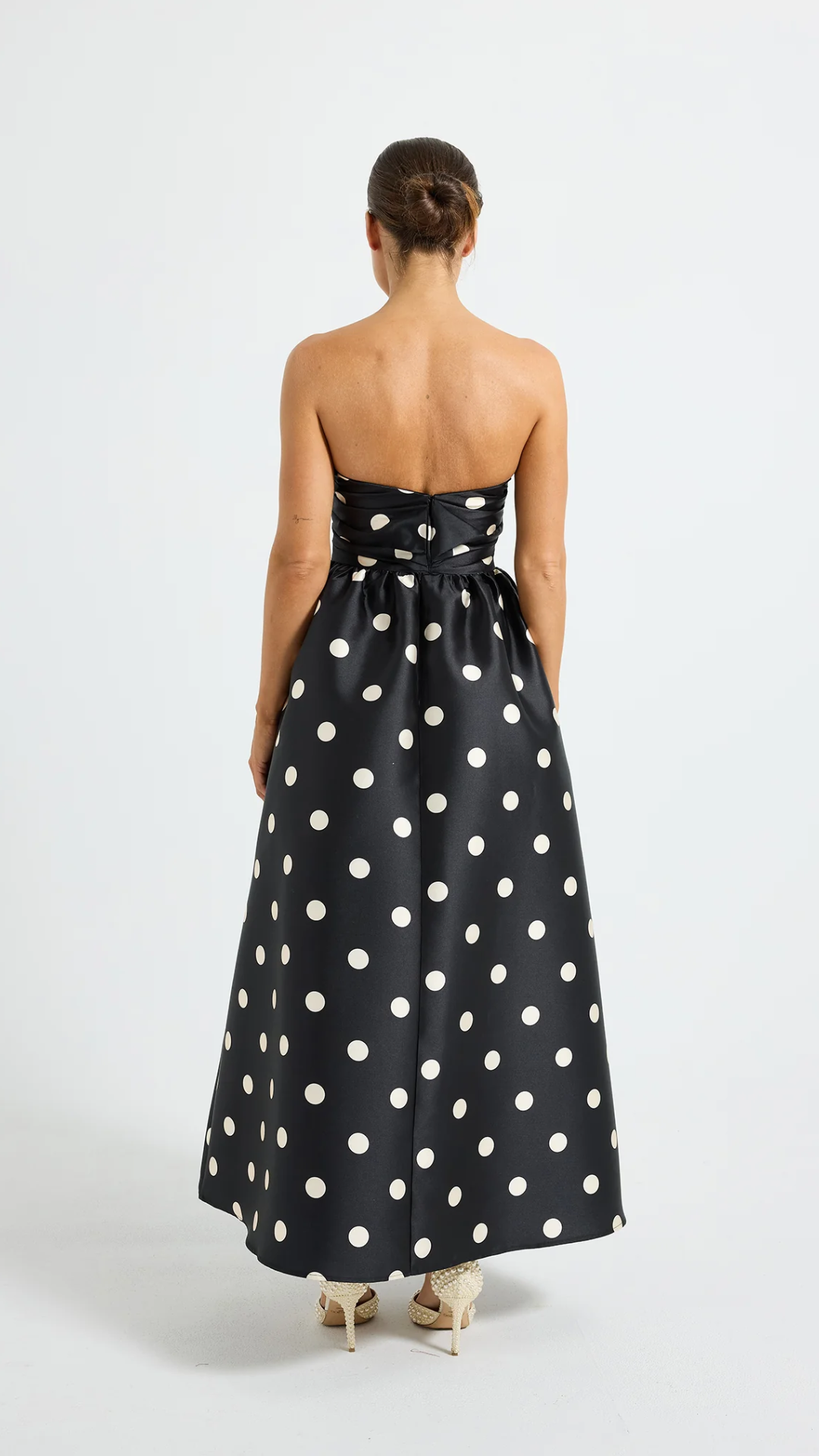 Pasduchas - Dottie Strapless Midi Dress