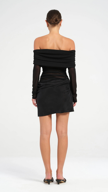 Benni - Luca Mini Dress in Black