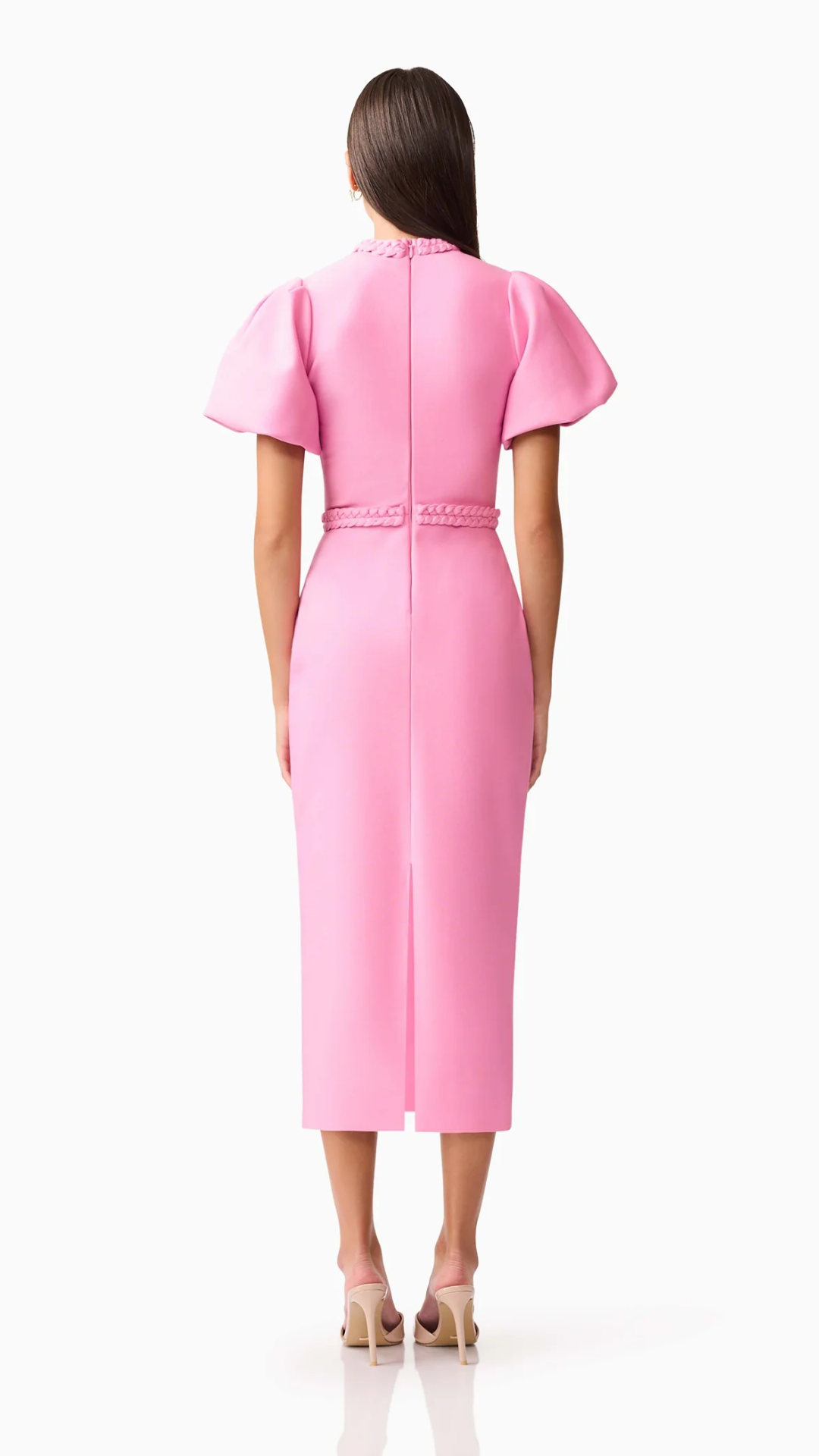 Elliatt - Coralene Puff Sleeve Midi Dress