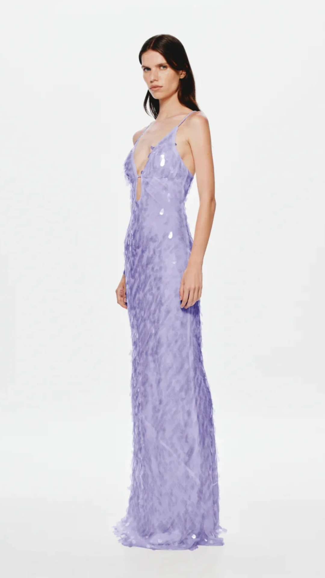 MISHA - Sapphire Sequin Maxi Dress