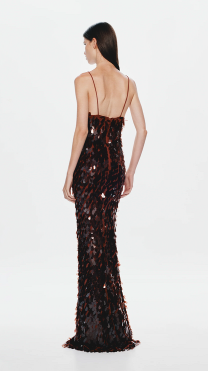 Misha - Sapphire Sequin Maxi Dress