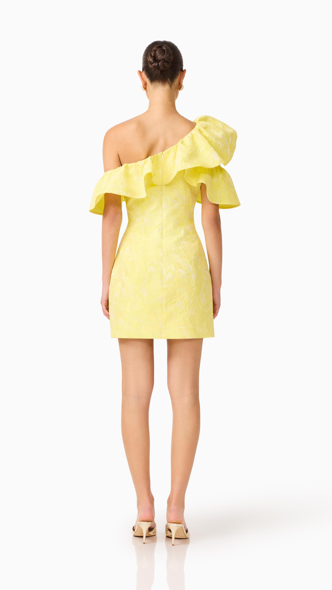 Elliatt - Luella One Shoulder Ruffle Mini Dress