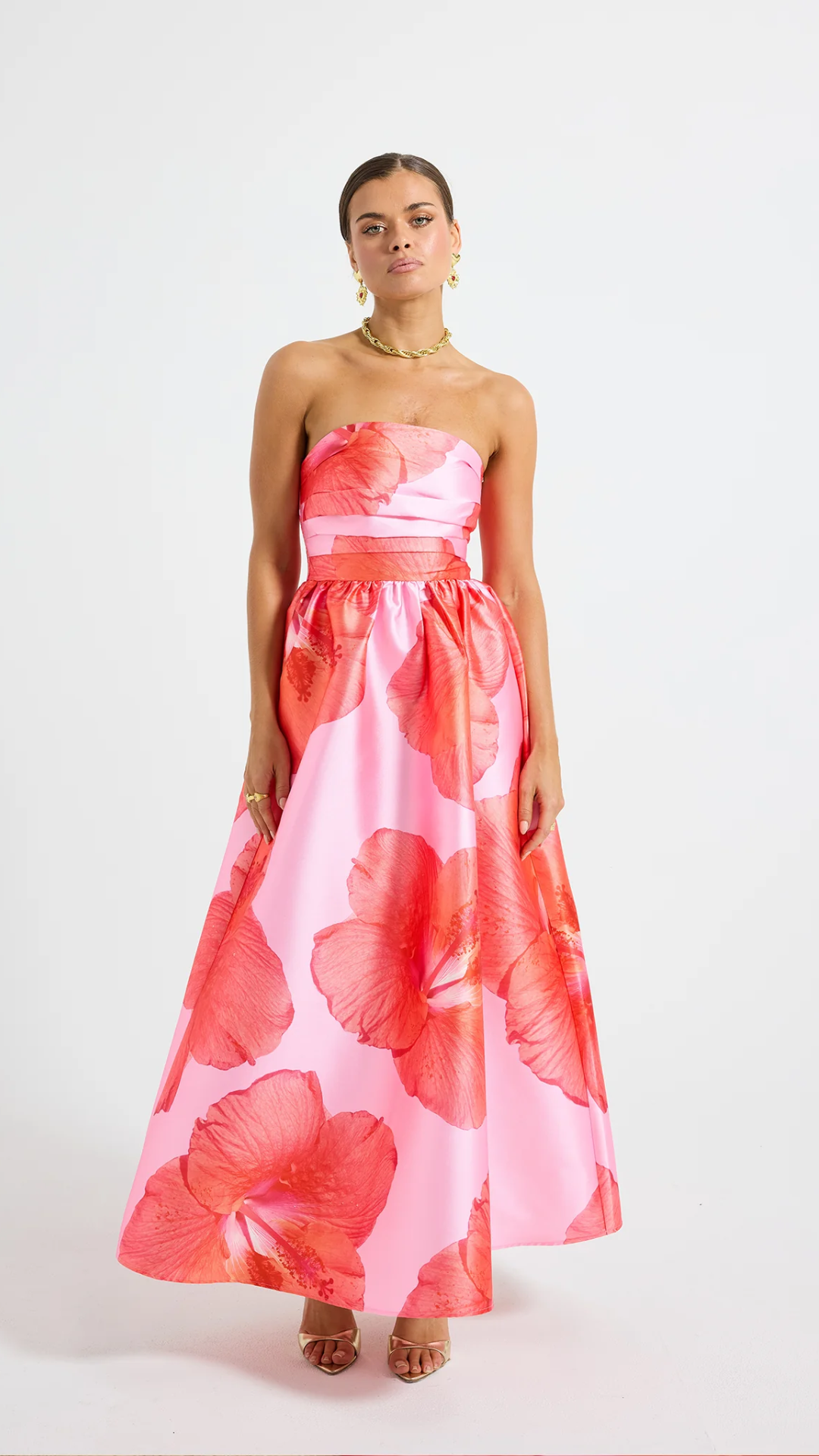 Pasduchas - Kalani Strapless Midi Dress