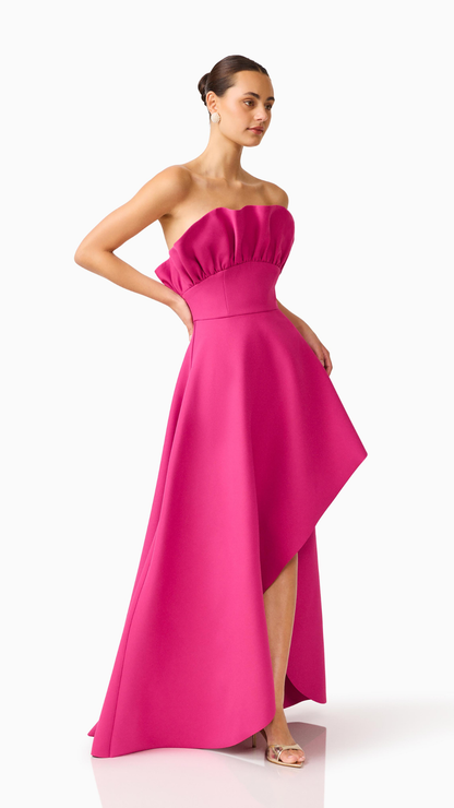 Elliatt - Liora Strapless Asymmetric Gown