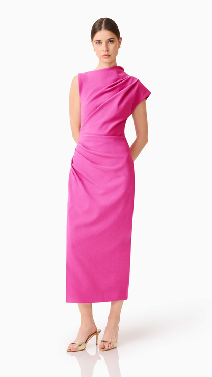 Elliatt - Chantal Asymmetrical Midi Dress