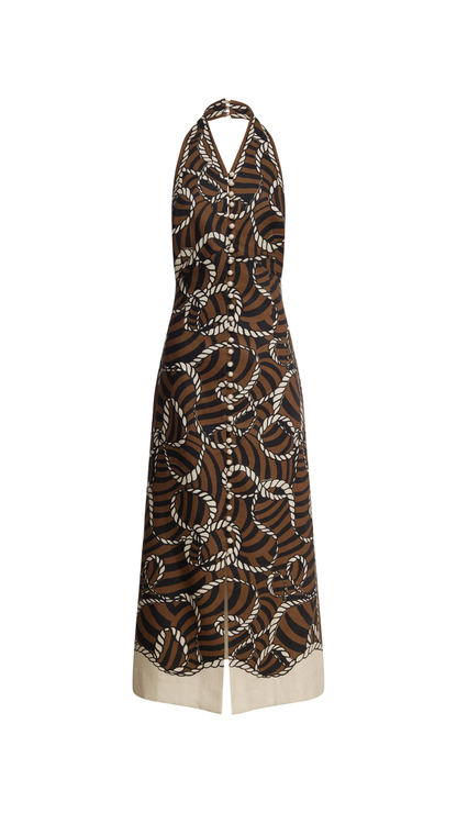 Alemais - Sail Halter Midi Dress