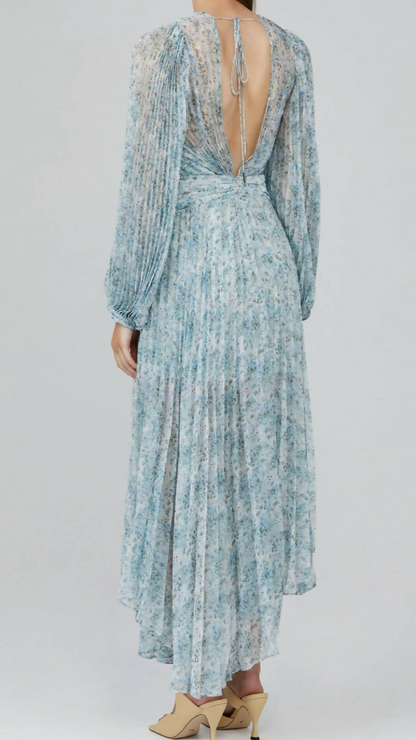 Acler - Astone Dress - Blue Fields