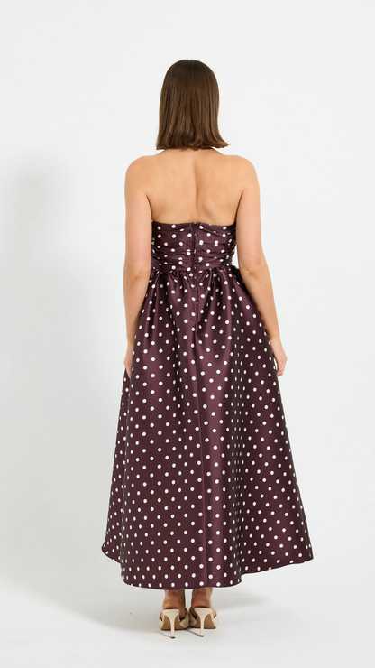 Pasduchas - Alistair Strapless Midi