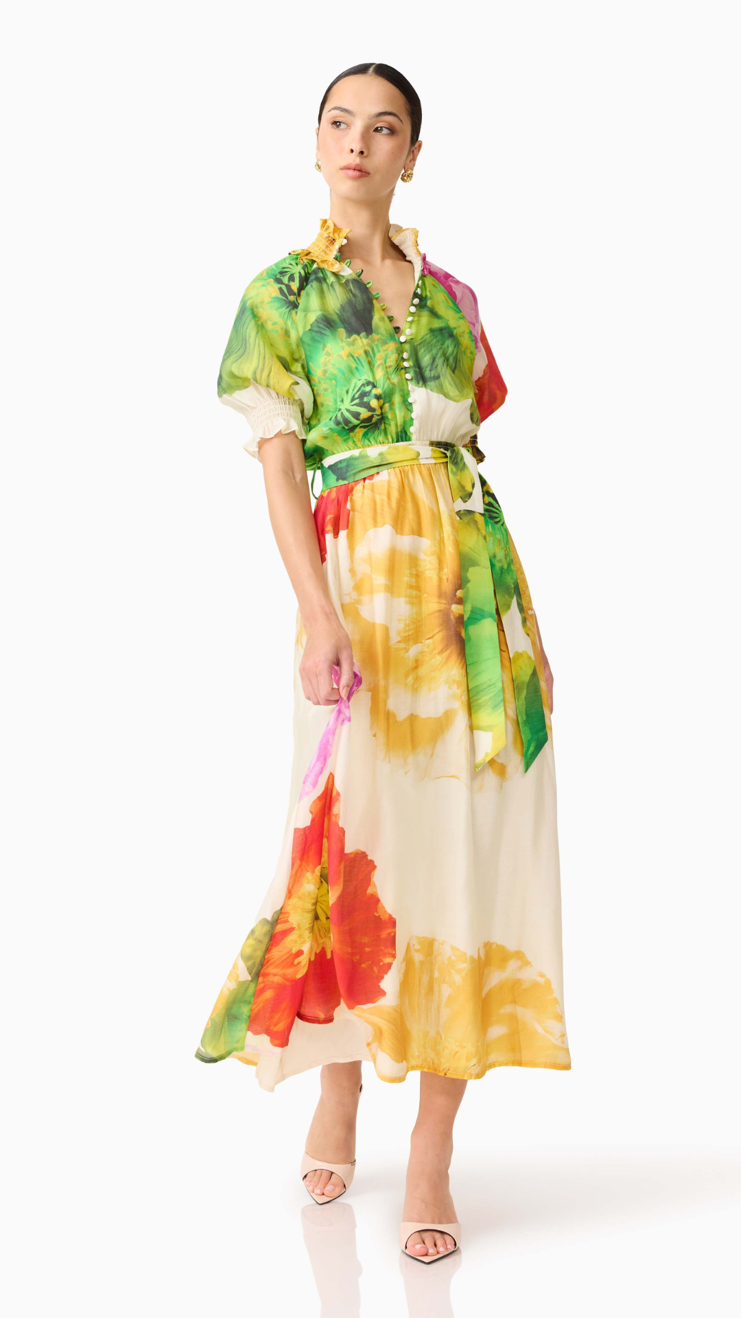 Elliatt - Lilia Puff Sleeve maxi dress