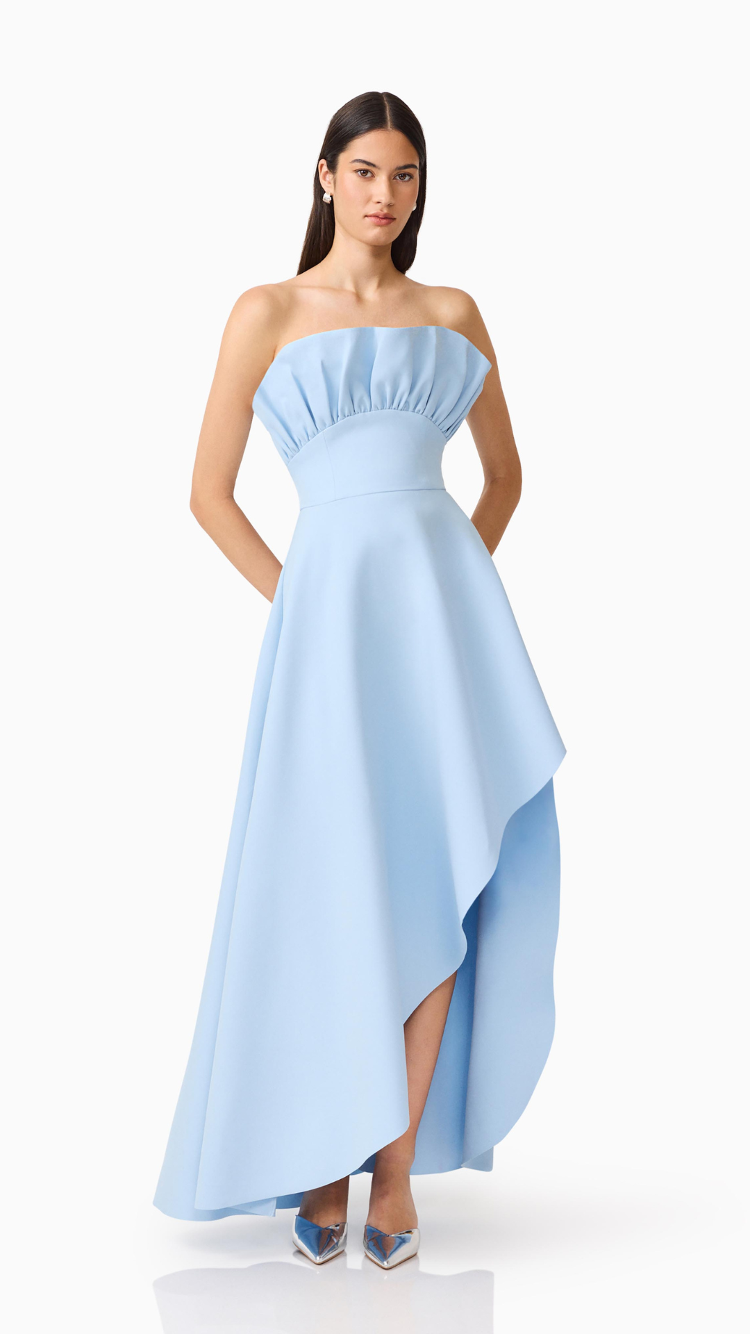 Elliatt - Liora Strapless Asymmetric Gown