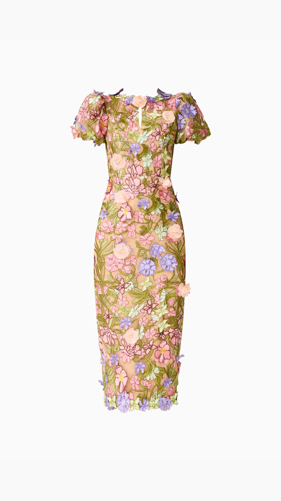 Elliatt - Fiora Puff Sleeve Midi Dress