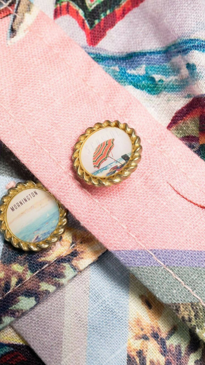 Zimmermann - Postcard Shirt Mini Dress