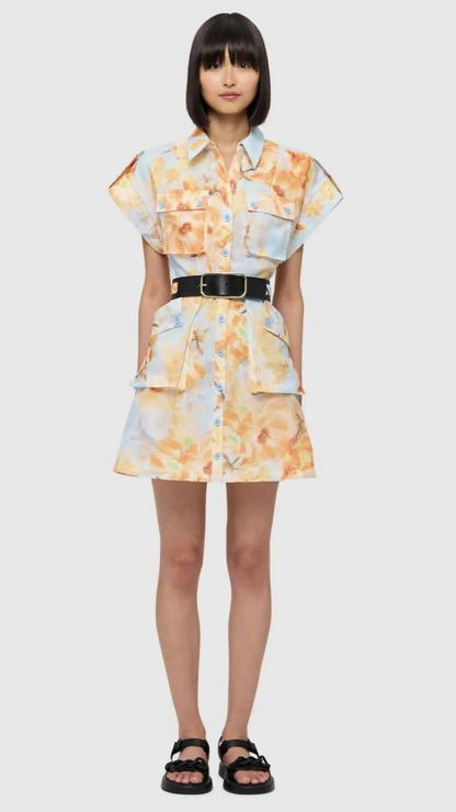 Leo Lin - Frankie Pocket Shirt Mini Dress
