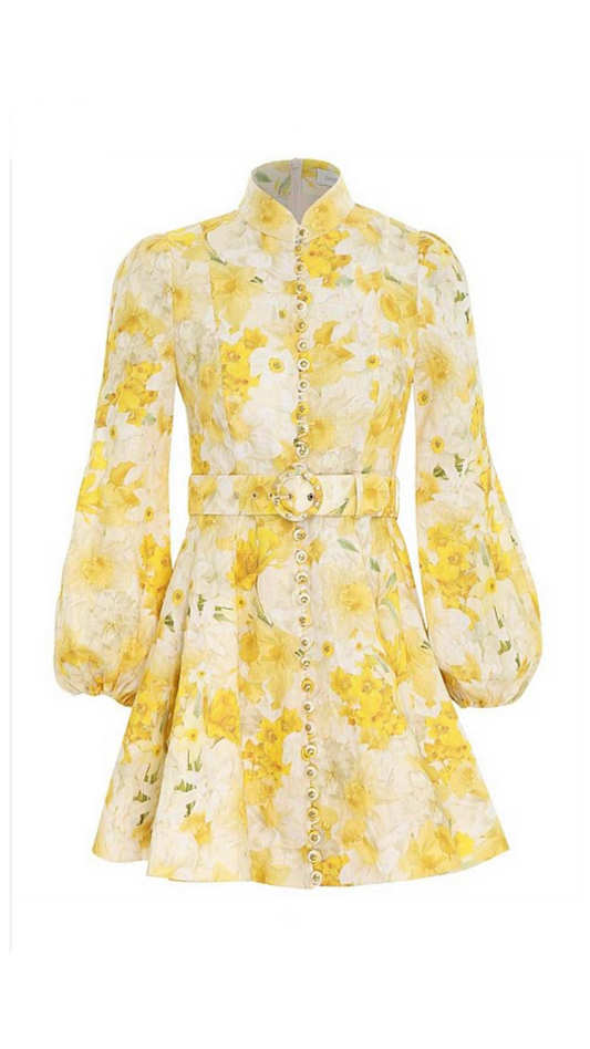 Zimmermann - Wonderland Belted Mini Dress