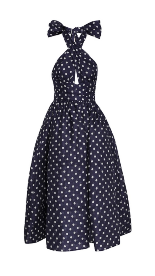 Zimmermann - High Tide Halter Dress